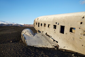 Image showing Plane wreck in Iceland