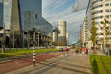 Image showing Rotterdam city center view