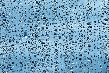 Image showing Rainy window surface