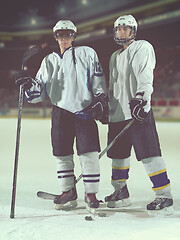 Image showing ice hockey sport players