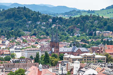 Image showing view from Kirchberg at Freiburg
