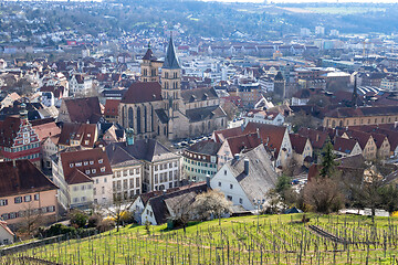 Image showing panoramic view to Esslingen Stuttgart Germany