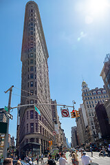 Image showing Flatiron Building and Broadway