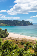 Image showing hot springs beach New Zealand Coromandel