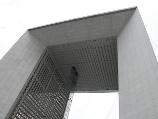 Image showing The Arch in La Defense Business District in Paris