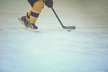 Image showing ice hockey player in action