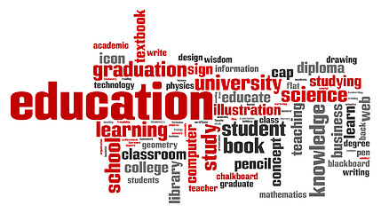 Image showing Education word cloud