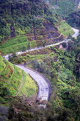 Image showing Scenic view of high mountain landscape 