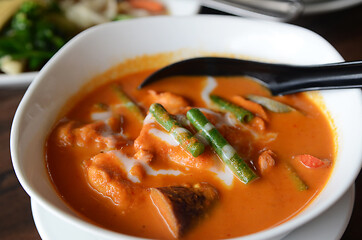 Image showing Thailand tradition red curry
