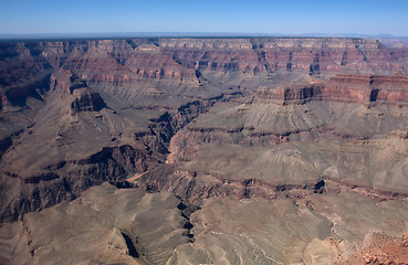 Image showing View from helicopter to Grand Canyon