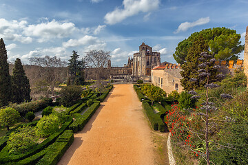 Image showing Monastery Convent of Christ in Portugal