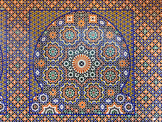 Image showing Traditional maroccan pattern background