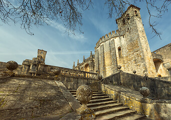 Image showing Monastery Convent of Christ in Portugal