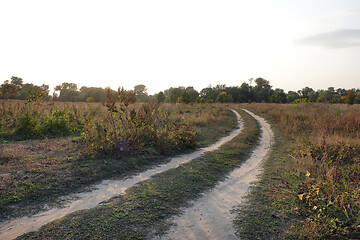 Image showing Village road