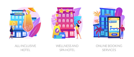 Image showing Luxury hotels abstract metaphors