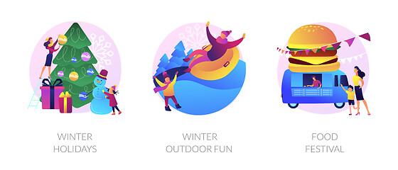 Image showing Holidays vector concept metaphors.