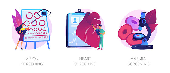 Image showing Health condition diagnostics vector concept metaphors.