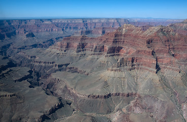 Image showing Helicopter view Grand Canyon