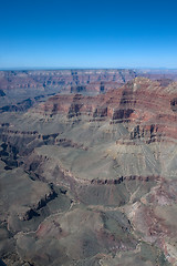 Image showing Grand Canyon bird's-eye view