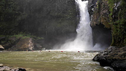 Image showing Tegenungan Waterfall near Ubud in Bali, Indonesia