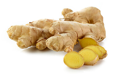 Image showing ginger on white background