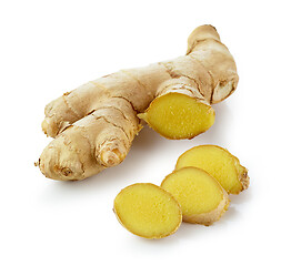 Image showing ginger on white background