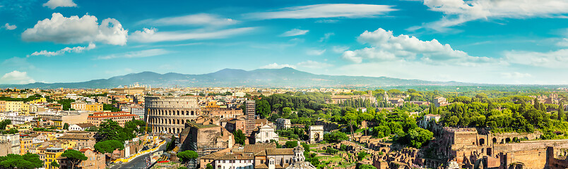 Image showing Panorama of Rome