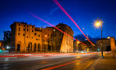 Image showing Colosseum twilight, Rome