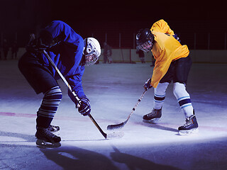 Image showing ice hockey sport players