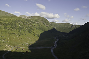 Image showing Shadow in the valley