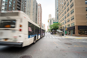 Image showing traffic in New York City USA