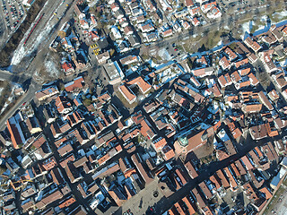 Image showing aerial view over Weil der Stadt Baden Wuerttemberg Germany