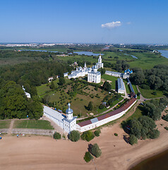 Image showing Aerial of St. George Orthodox Monastery