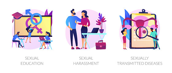 Image showing Sexual behavior abstract concept vector illustrations.