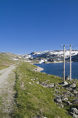 Image showing Old mountain road