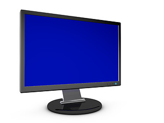 Image showing Monitor with Blank Screen