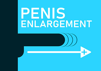 Image showing penis enlargement symbol