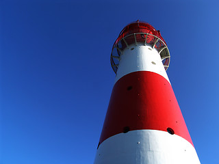 Image showing red + white lighthouse