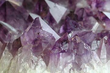 Image showing amethyst violet background