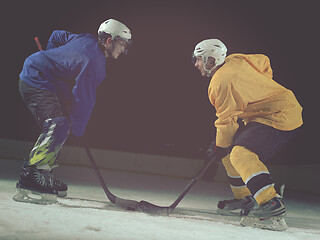 Image showing ice hockey sport players