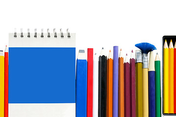 Image showing Notebook pencils