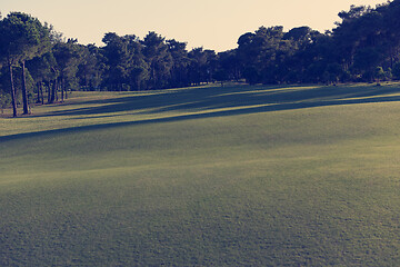 Image showing golf course on sunny day