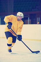 Image showing ice hockey player in action