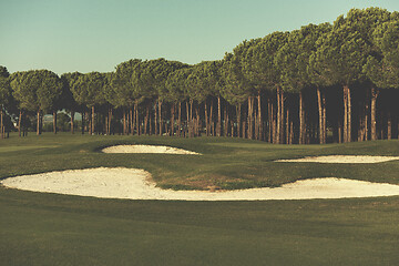 Image showing golf course on sunny day