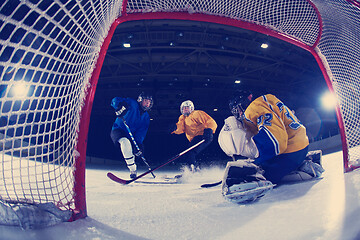 Image showing ice hockey goalkeeper