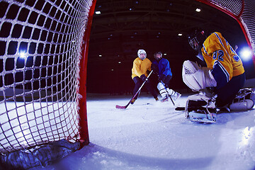 Image showing ice hockey goalkeeper