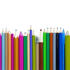 Image showing Pencils isolated
