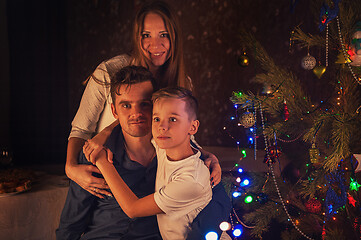 Image showing New year, christmas and family concept