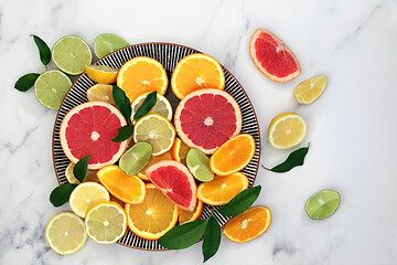 Image showing Immune Boosting Citrus Fruit Health Food