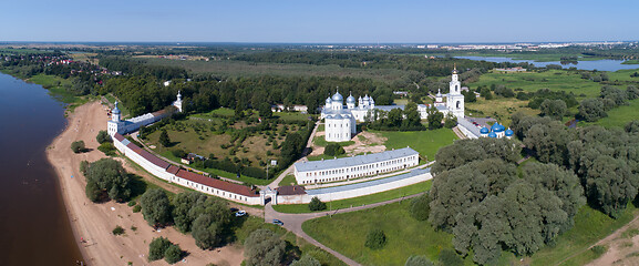 Image showing Aerial of St. George Orthodox Monastery